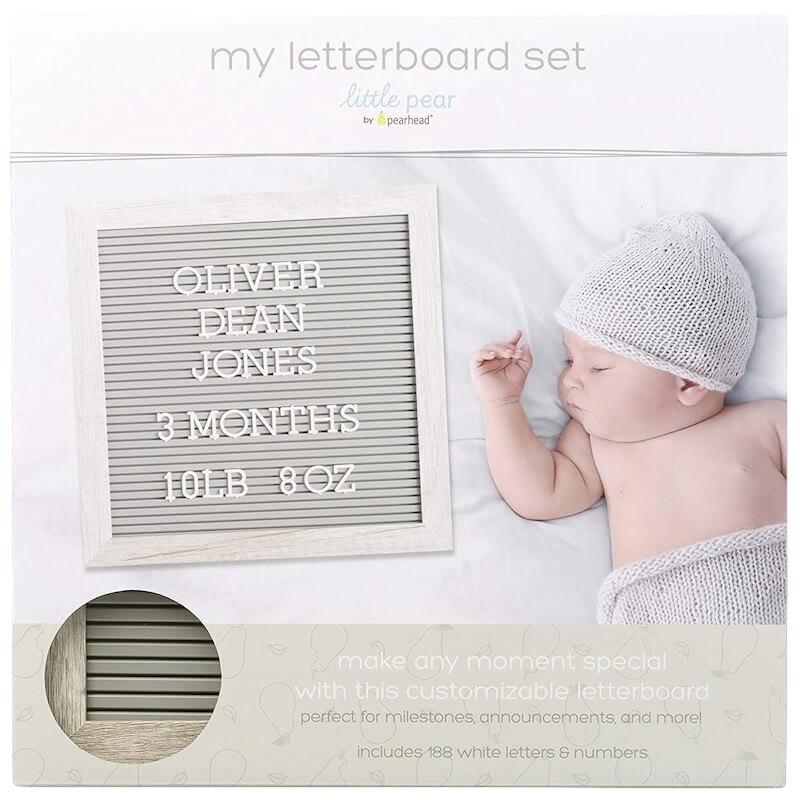 Pearhead Little Pear Letterboard Set