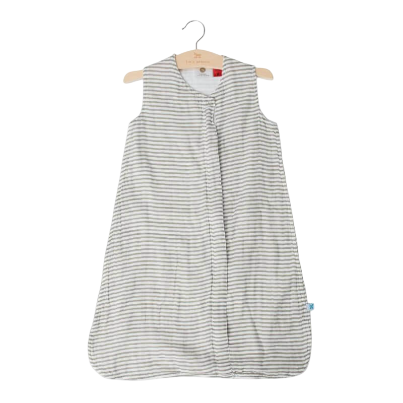 Little Unicorn Grey Stripe Muslin Sleeping Bag