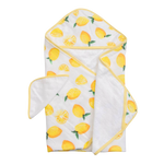 Little Unicorn Hooded Towel & Wash Cloth - Lemon