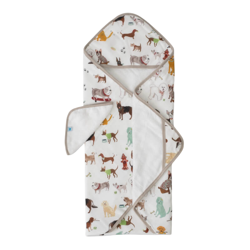 Little Unicorn Hooded Towel & Wash Cloth - Woof