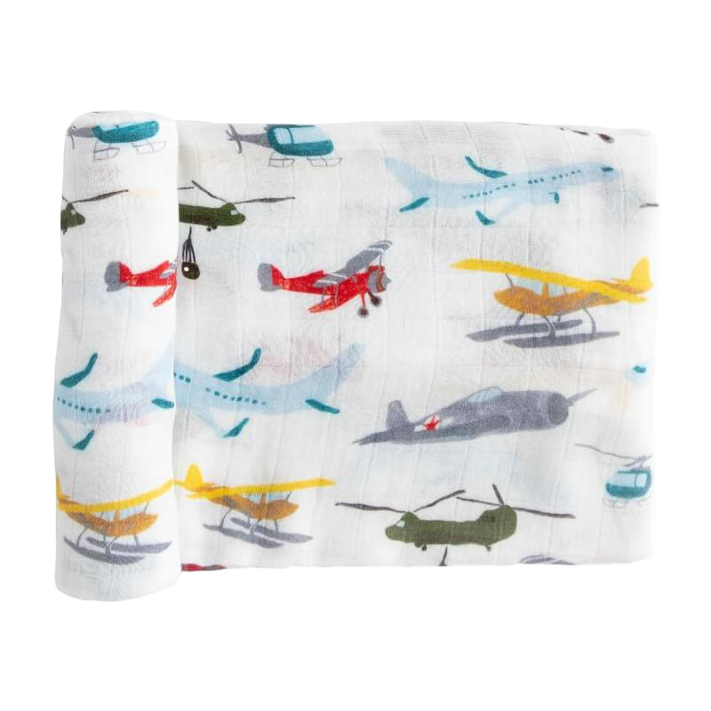 Little Unicorn Muslin Swaddle - Airshow