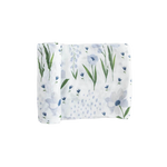 Little Unicorn Muslin Swaddle - Blue Windflower