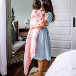 Little Unicorn Muslin Swaddle Set - Watercolour Roses