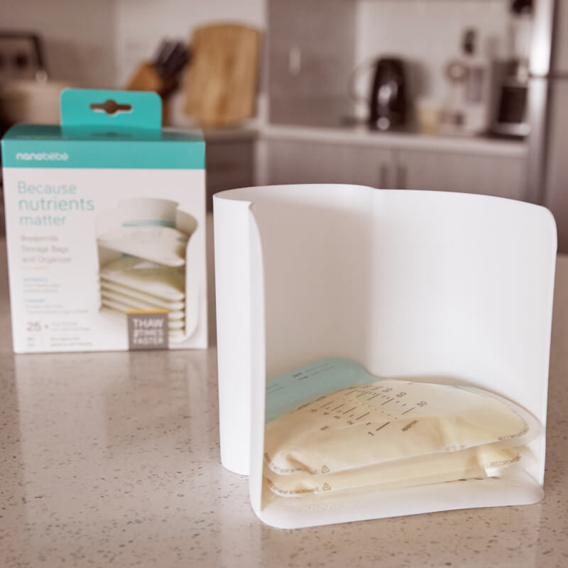 Nanobebe 25 Breastmilk Storage Bags and Organiser