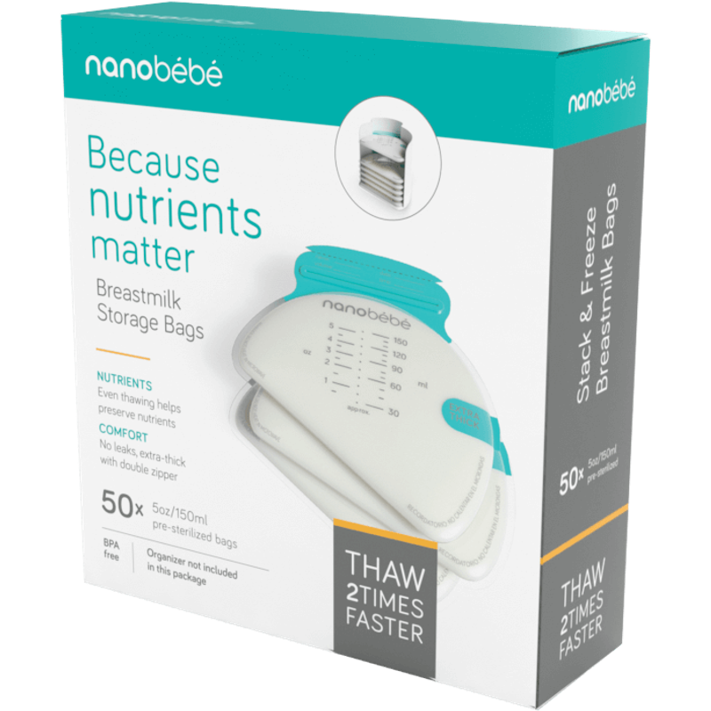 Nanobebe 50 Breastmilk Storage Bags