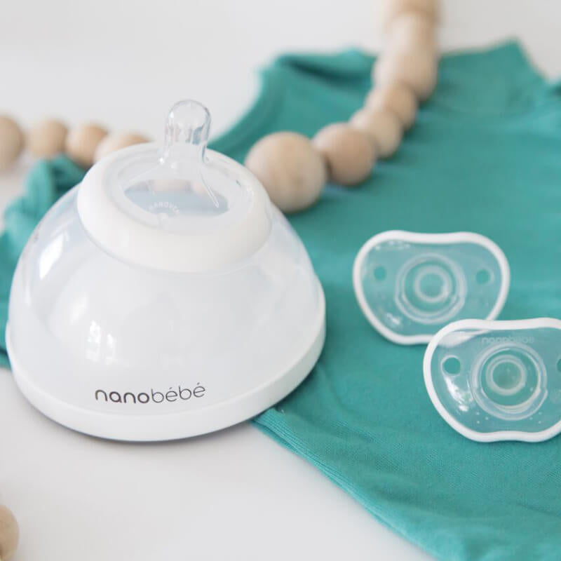 Nanobebe Breastmilk Bottle - Gray