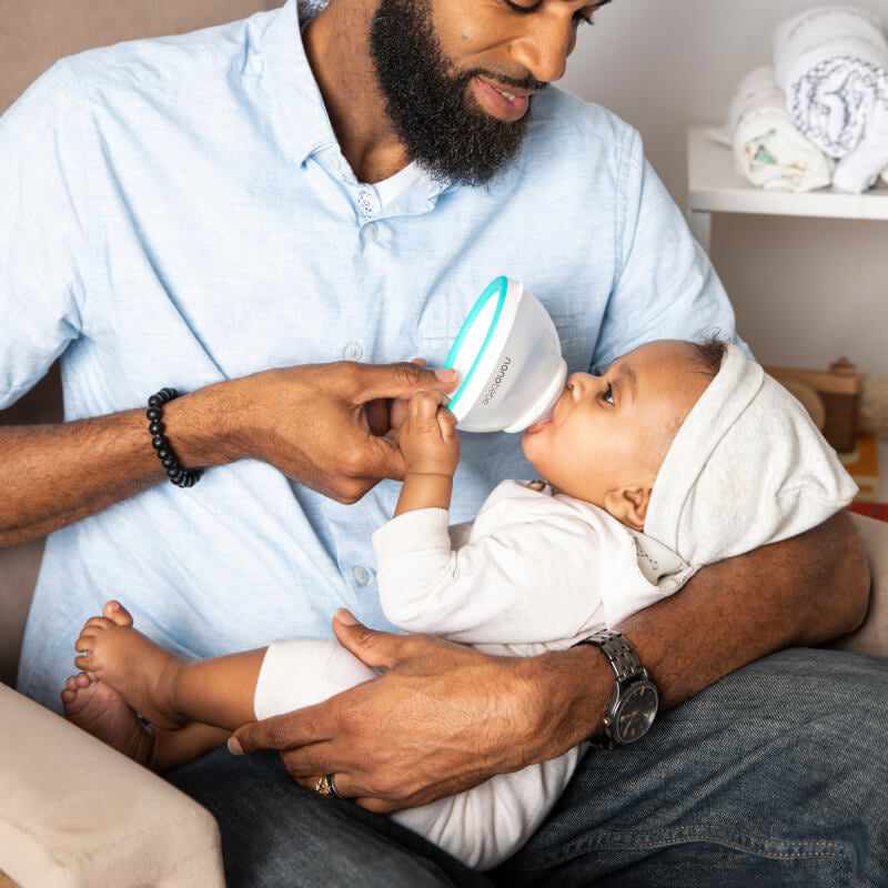 Nanobebe Breastmilk Bottle - Gray