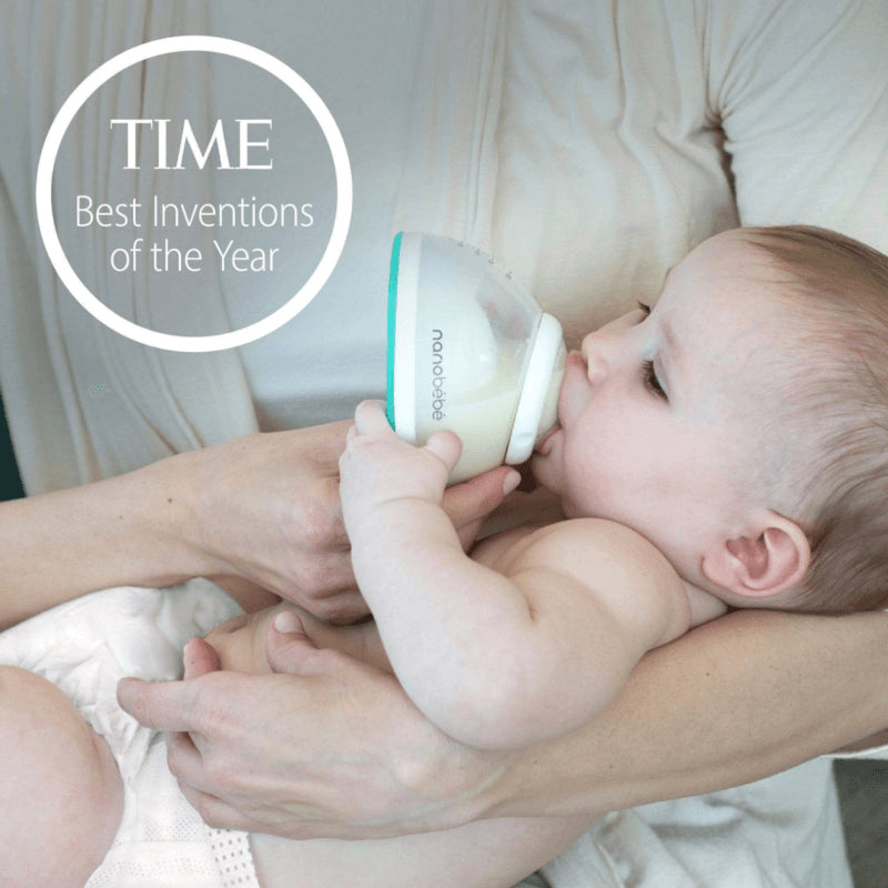 Nanobebe Breastmilk Bottle - Teal
