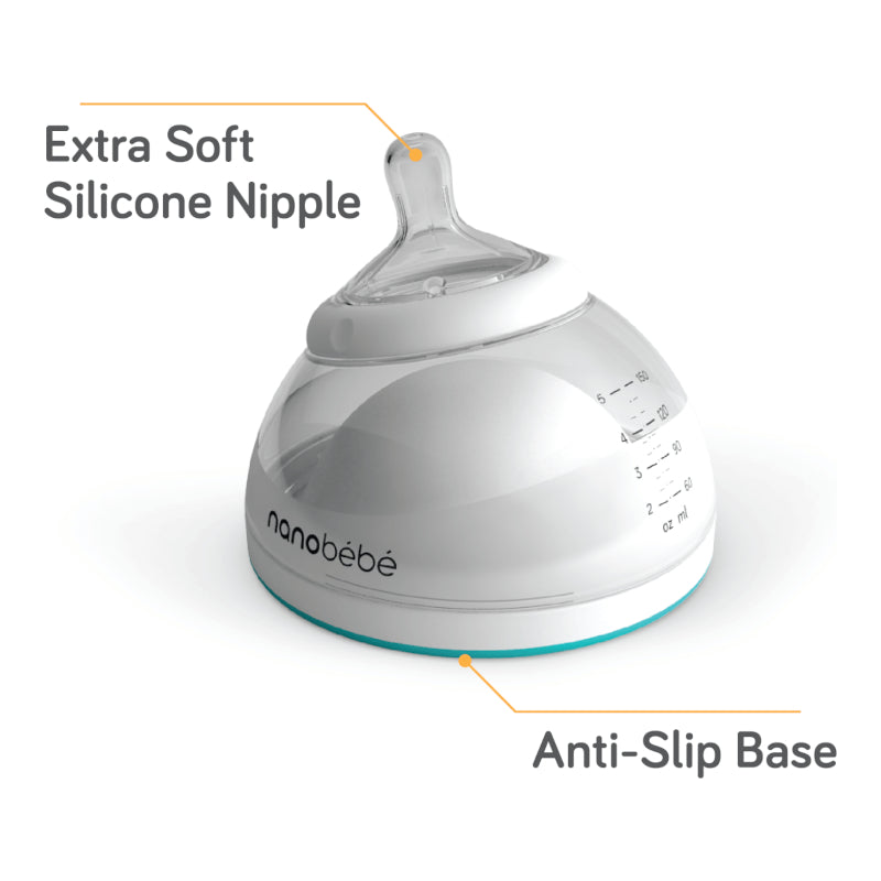 Nanobebe Breastmilk Bottle - Teal