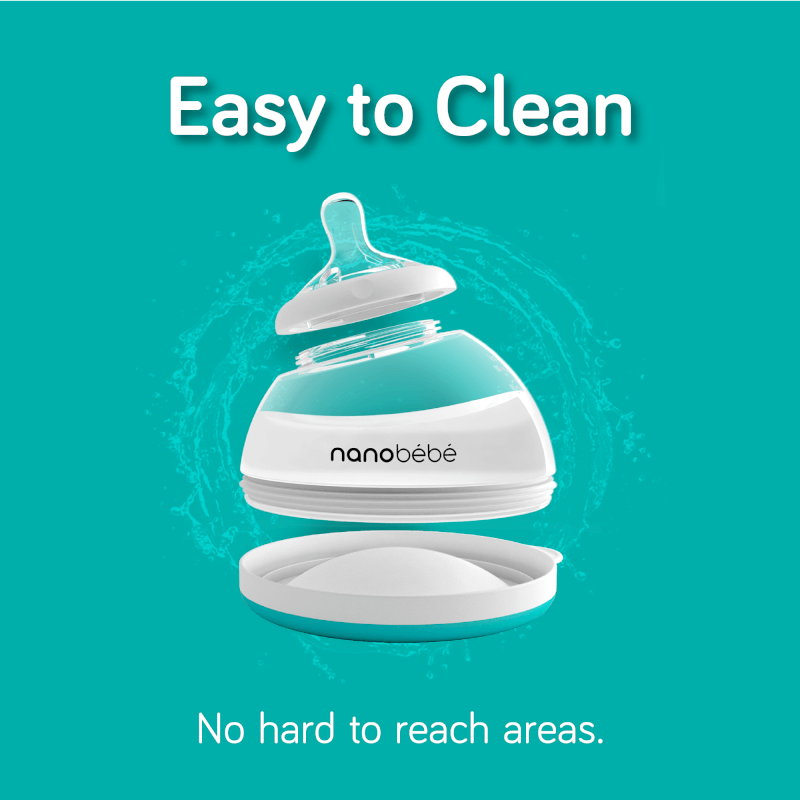 Nanobebe Breastmilk Bottle - Teal