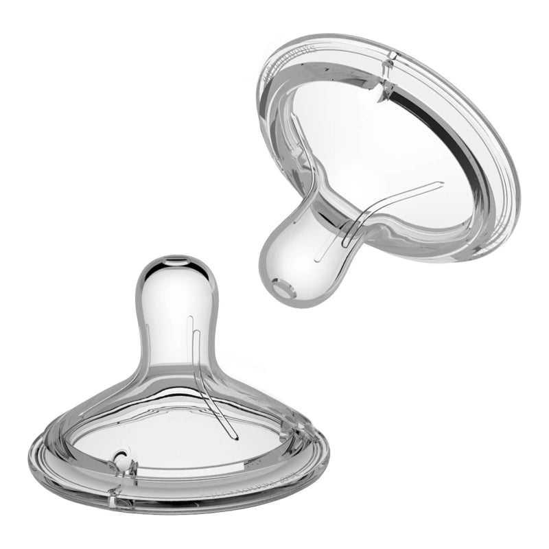 Nanobebe Silicone Teats Twin-Pack - Premmie & Newborn