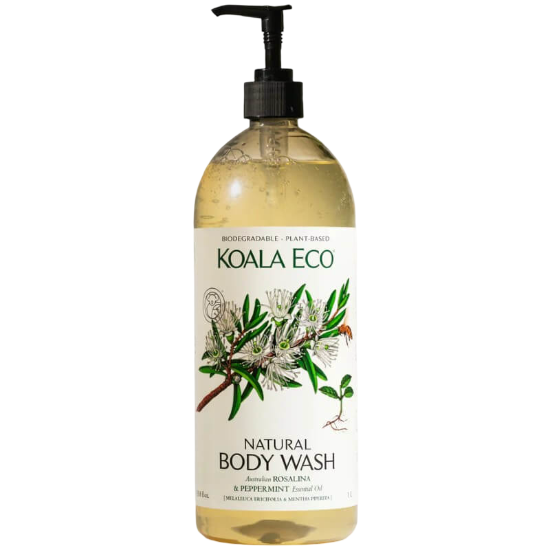 Koala Eco Natural Body Wash - Rosalina & Peppermint 1L