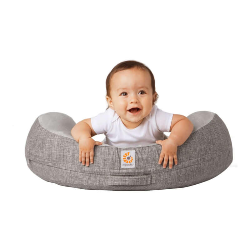 Ergobaby Natural Curve Nursing Pillow with Strap - Grey