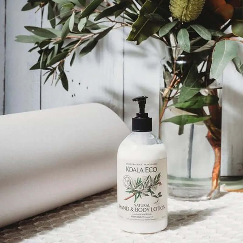 Koala Eco Natural Hand & Body Lotion - Rosalina & Peppermint 500ml (BBD:31/3/2026)