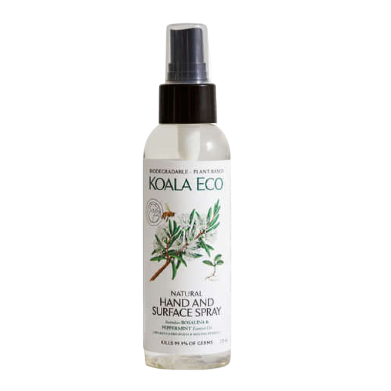 Koala Eco Natural Hand & Surface Spray - Rosalina & Peppermint 125ml