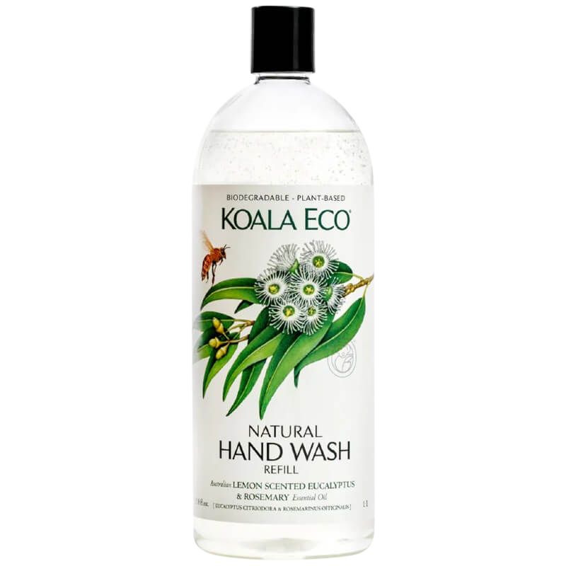 Koala Eco Natural Hand Wash - Lemon Scented Eucalyptus & Rosemary 1L Refill