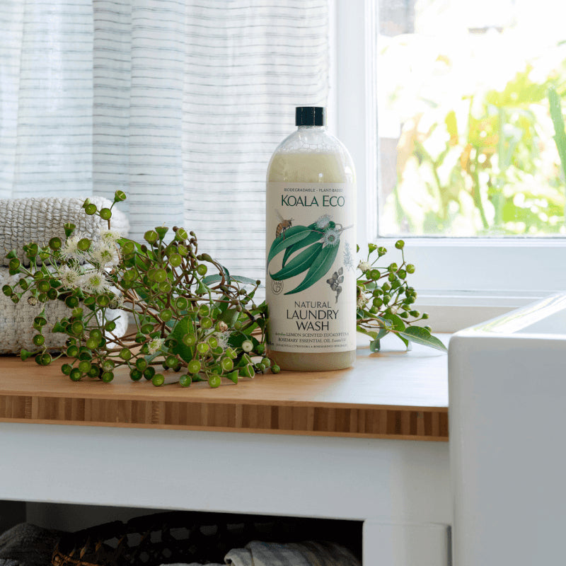 Koala Eco Natural Laundry Wash 1L - Lemon Scented Eucalyptus & Rosemary