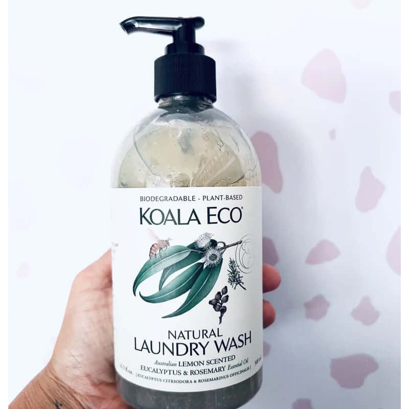 Koala Eco Natural Laundry Wash 500ml - Lemon Scented Eucalyptus & Rosemary
