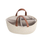 Nestling Nappy Caddy - Dark Natural Melange