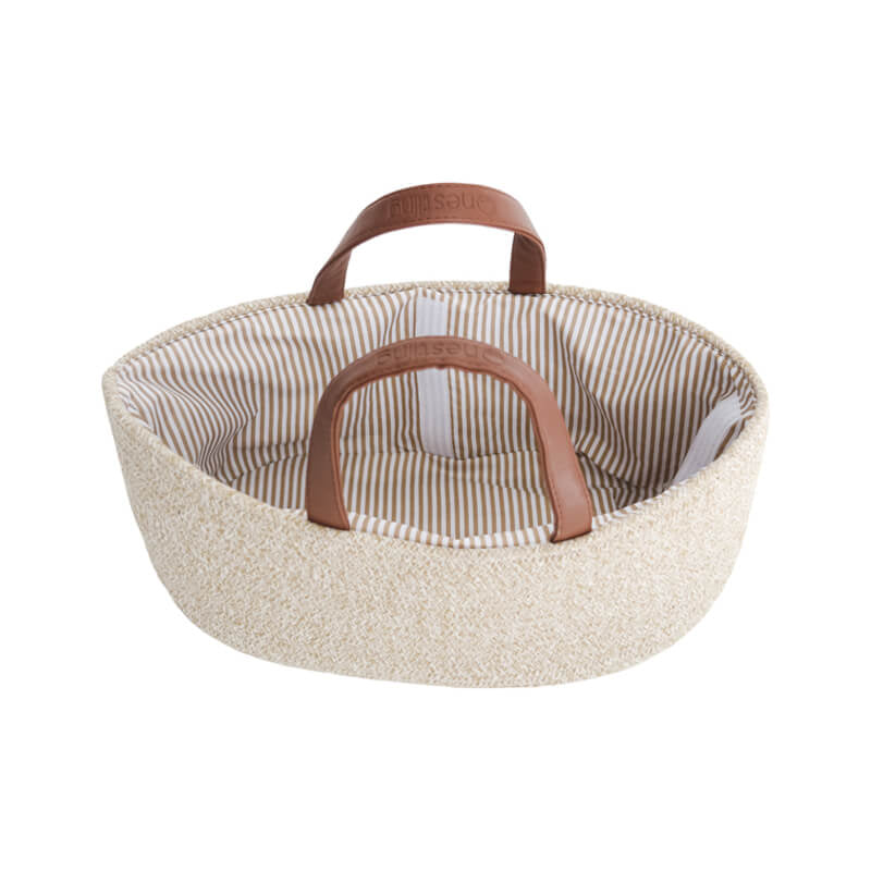 Nestling Nappy Caddy - Dark Natural Melange