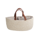 Nestling Nappy Caddy - Dark Natural Melange