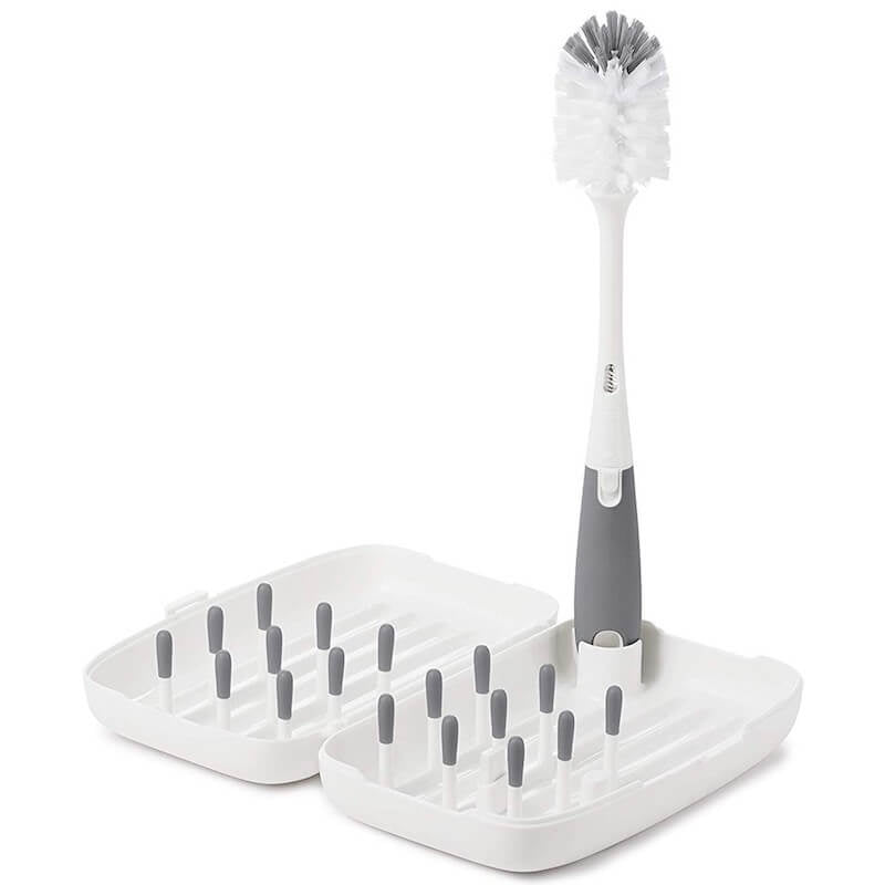 On The Go Drying Rack with Bottle Brush