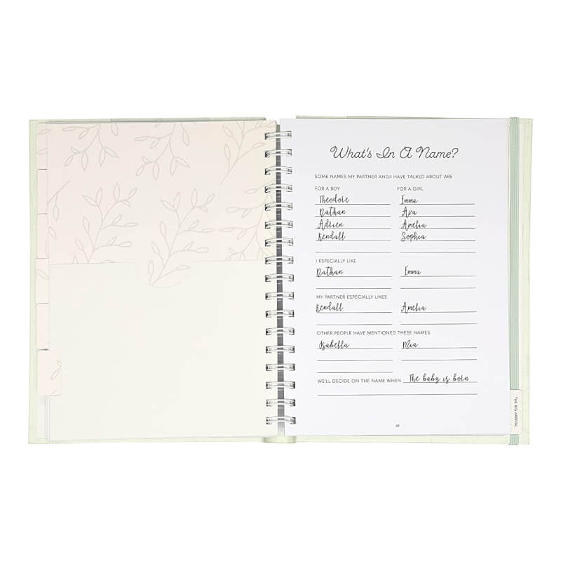 Pearhead Pregnancy Journal - Sage