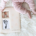 Pearhead Rainbow Babybook - Blush