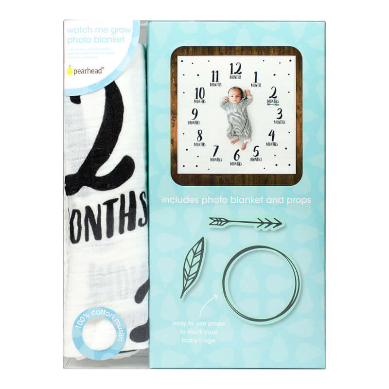 Pearhead Watch Me Grow Photo Blanket