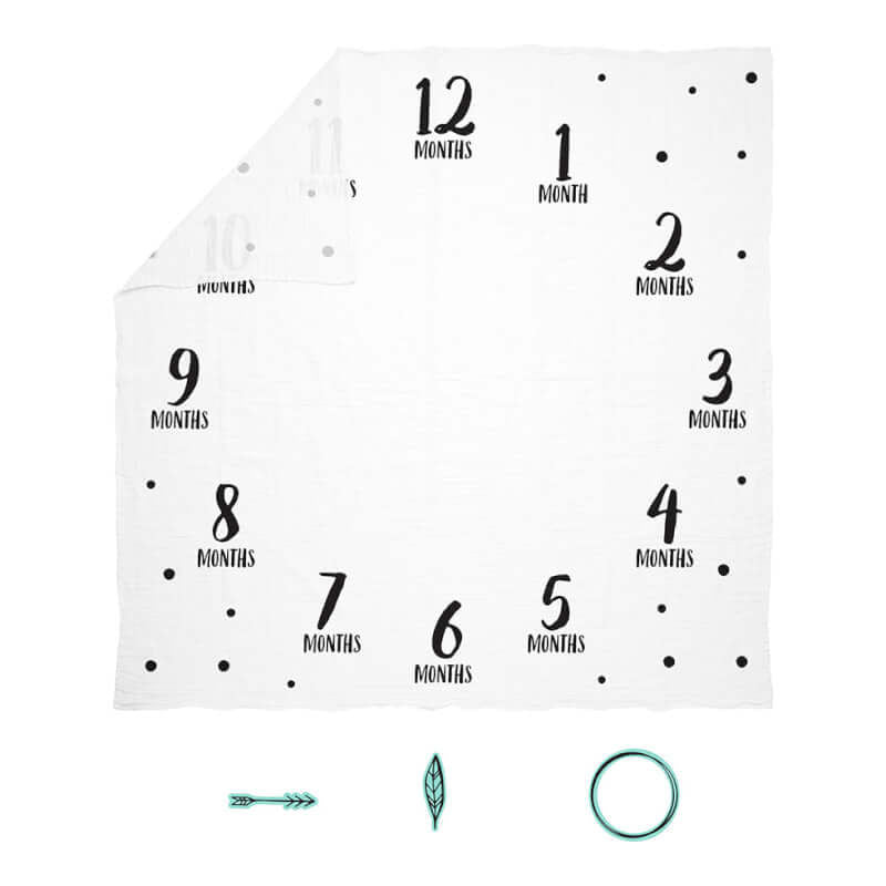 Pearhead Watch Me Grow Photo Blanket