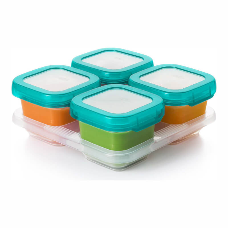 OXO Tot Plastic Baby Blocks™ - Teal - 4x6oz