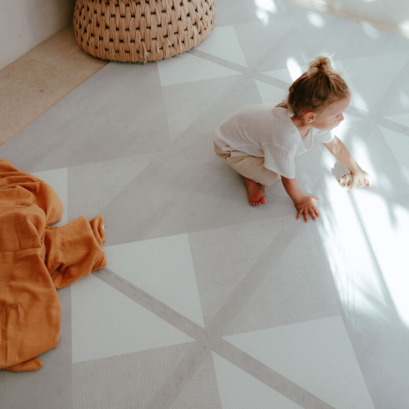 Toddlekind Premium Foam Play Mats 120x180cm - Kyte Collection - Storm