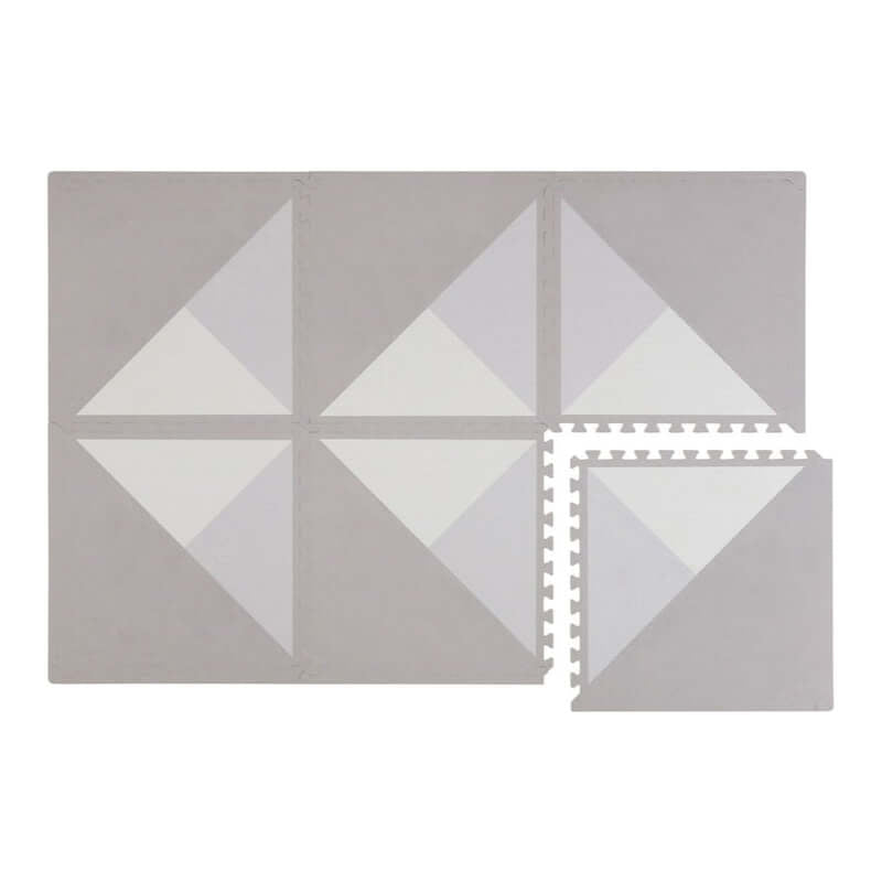 Toddlekind Premium Foam Play Mats 120x180cm - Kyte Collection - Storm