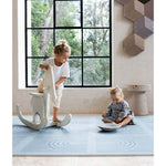 Toddlekind Premium Foam Play Mats 120x180cm - Linear Collection - Mineral
