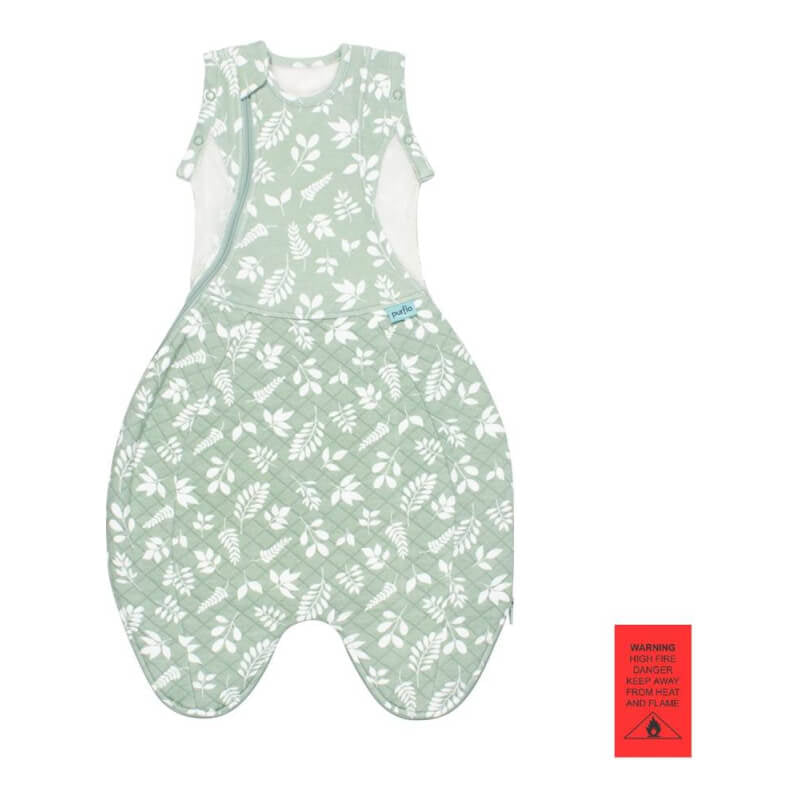Purflo Swaddle to Sleep Bag 2.5 TOG - Fern