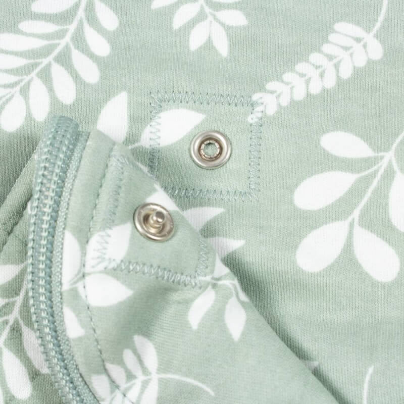 Purflo Swaddle to Sleep Bag 2.5 TOG - Fern