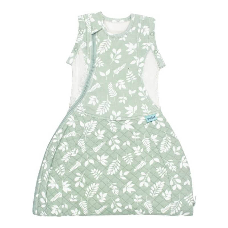 Purflo Swaddle to Sleep Bag 2.5 TOG - Fern