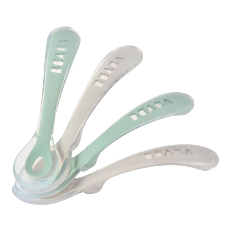 Beaba  2nd Stage Silicone Spoons 4 Pack