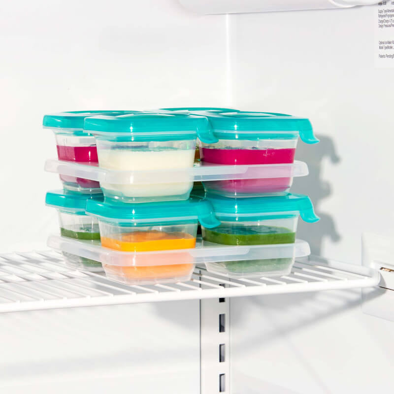 OXO Tot Silicone Baby Blocks™ - Teal 4x4oz