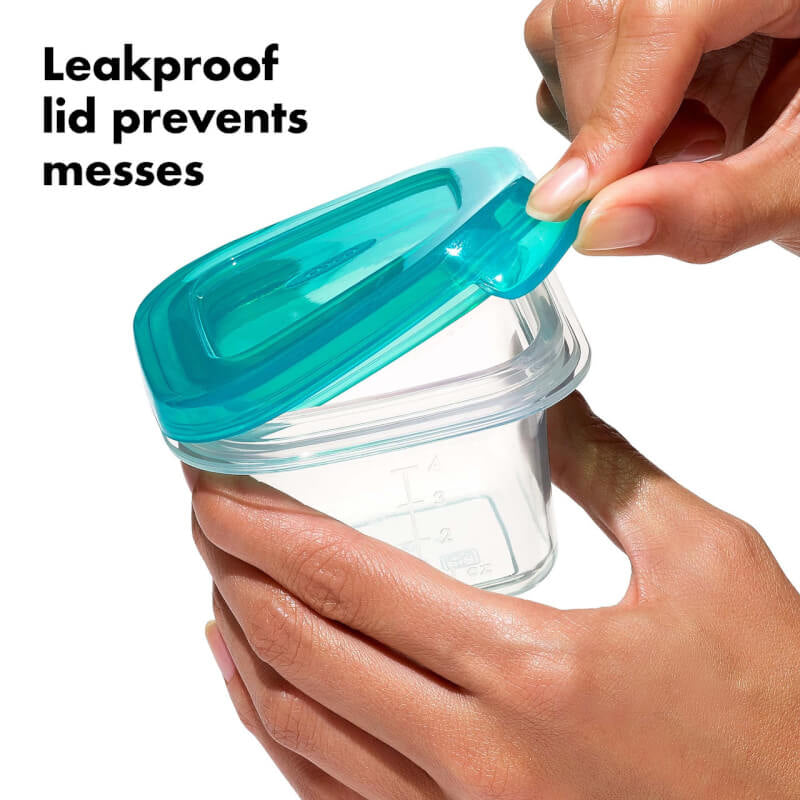 OXO Tot Silicone Baby Blocks™ - Teal 4x4oz