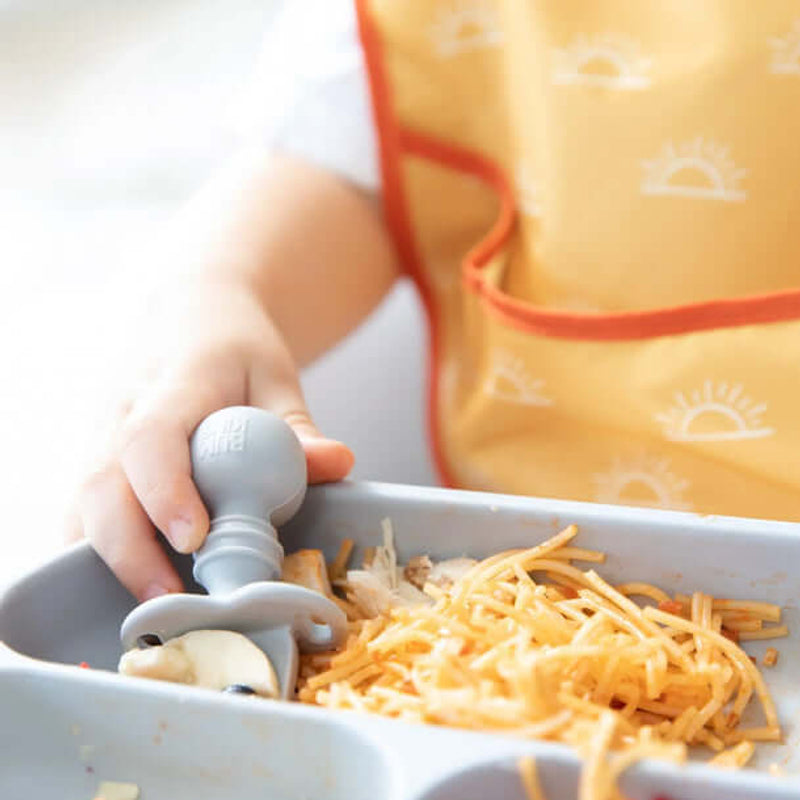 Bumkins Silicone Chewtensils - Grey