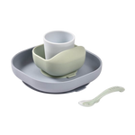 Curved Silicone Suction Meal Set