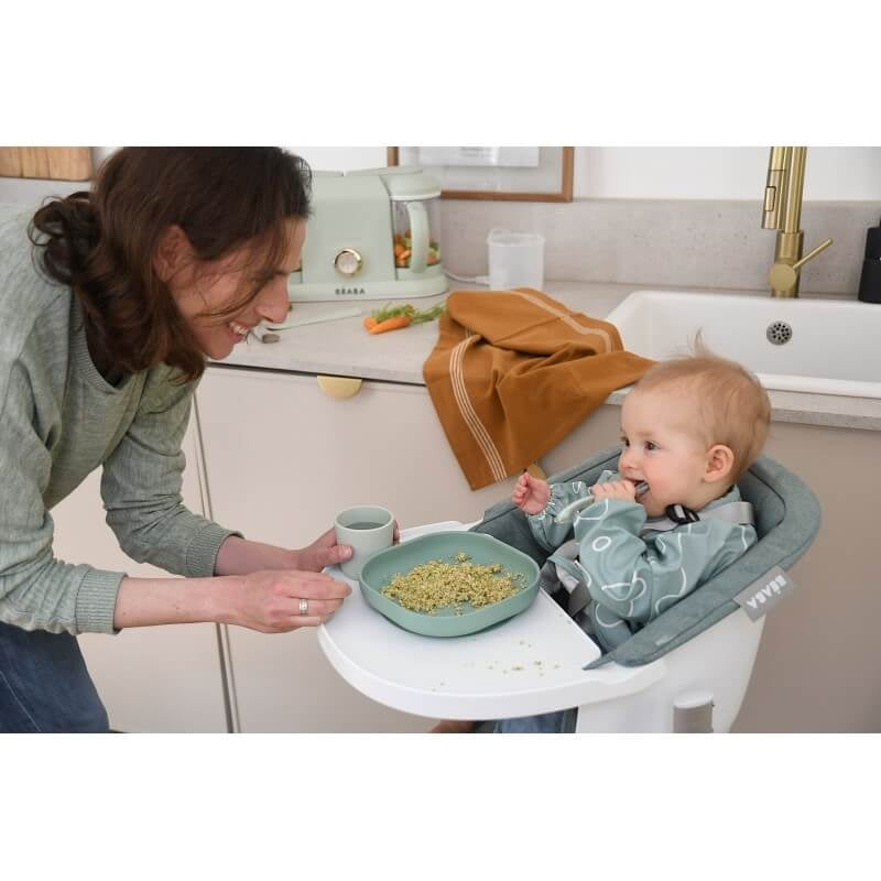 Curved Silicone Suction Meal Set