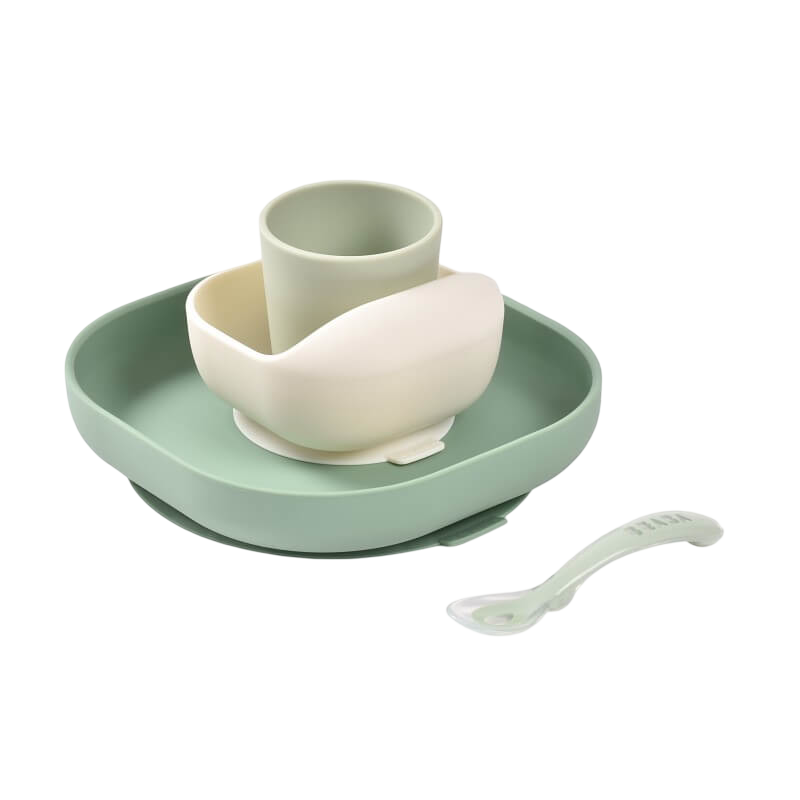 Curved Silicone Suction Meal Set