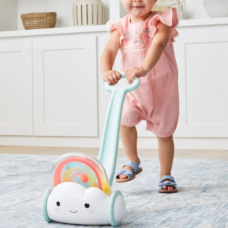 Skip Hop Silver Lining Cloud Rainbow Push Toy