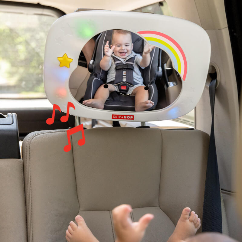 Skip Hop Silver Lining Cloud Entertainment Car Mirror