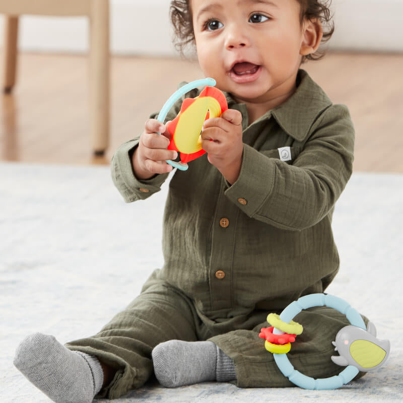 Skip Hop Silver Lining Cloud Teether & Play Toy - Bird