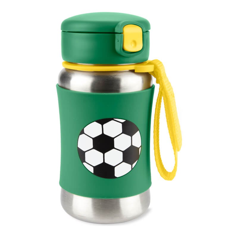 Skip Hop Spark Style Stainless Steel Straw Bottle 350ml