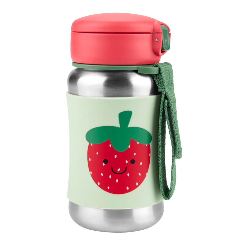 Skip Hop Spark Style Stainless Steel Straw Bottle 350ml