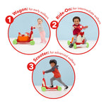 Zoo 3 in 1 Ride On Toy - Fox